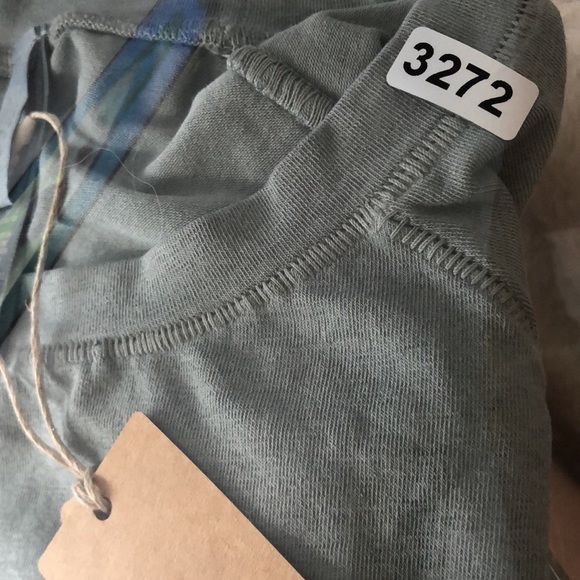 SKIMS New Vintage Cropped Raglan T-Shirt Short Sleeve Top Blue Chalk NWT Size 3X - Picture 9 of 9